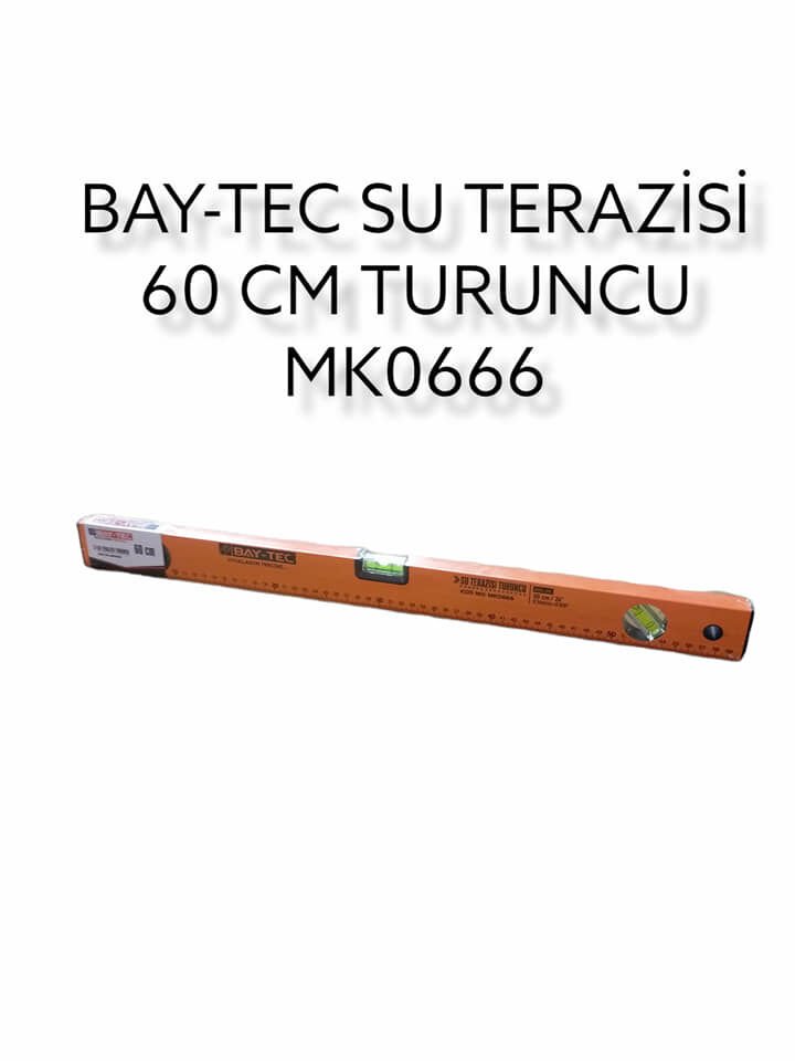 Mk0666   Bay-Tec Su Terazisi 60Cm - Turuncu