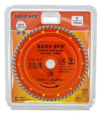 0042   Hand Sfd Dıamond Turbo Kesici 180Mm
