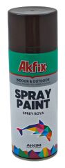 Ral9006   Akfix Sprey Boya 400Ml - Parlak Kahve