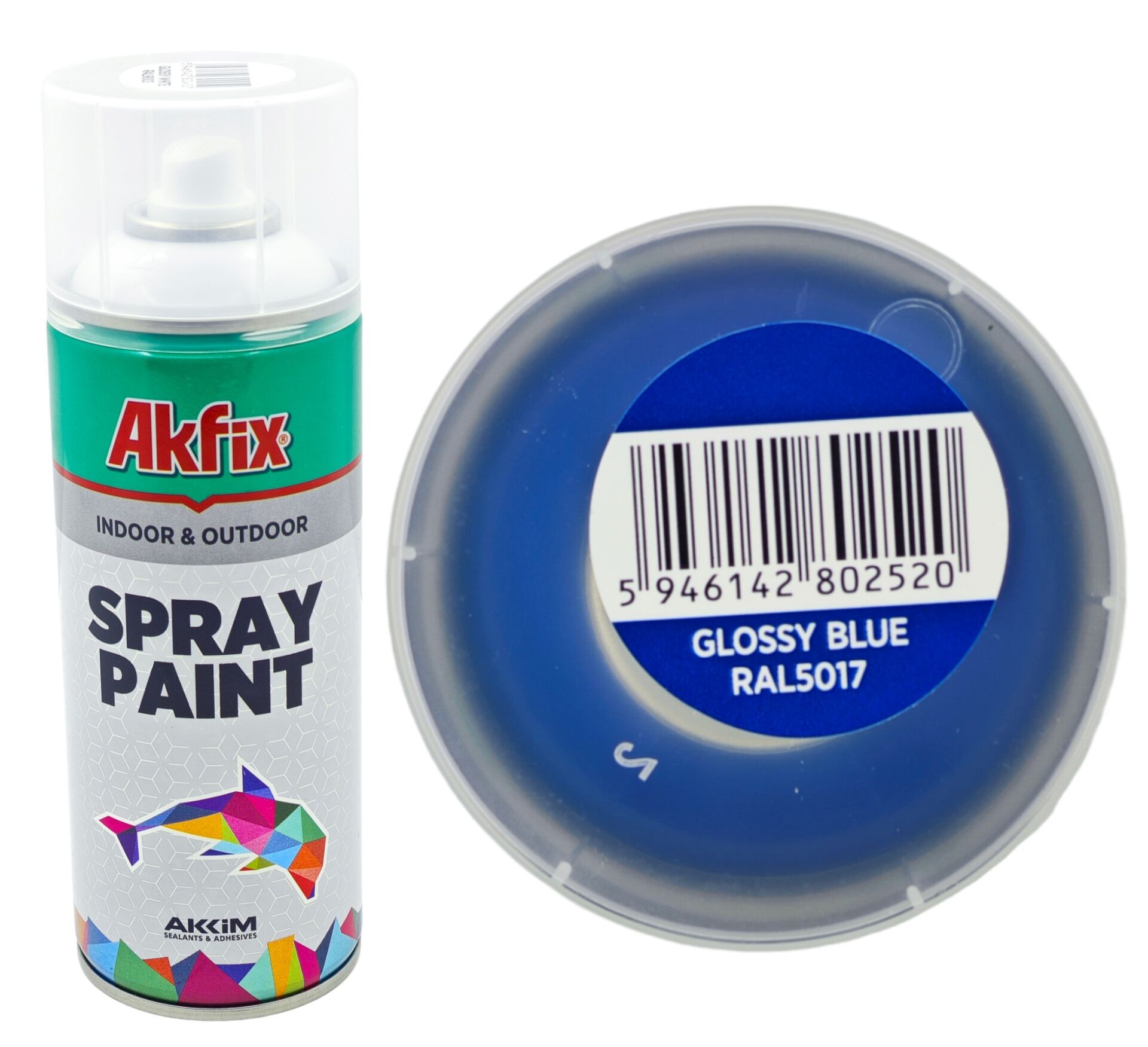 Ral5017   Akfix Sprey Boya 400Ml - Parlak Mavi