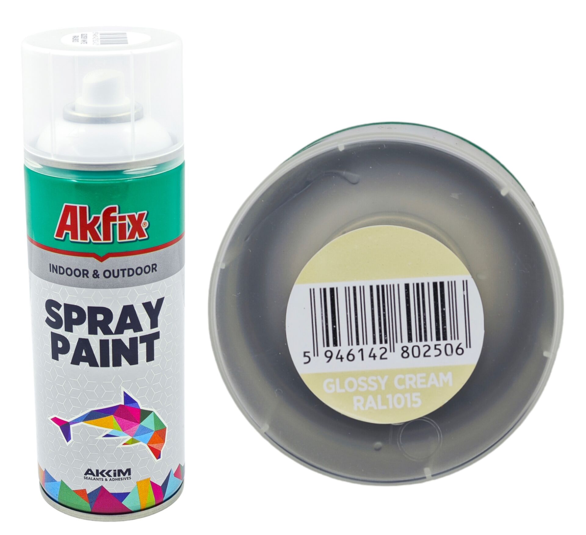 Ral1015   Akfix Sprey Boya 400Ml - Parlak Krem