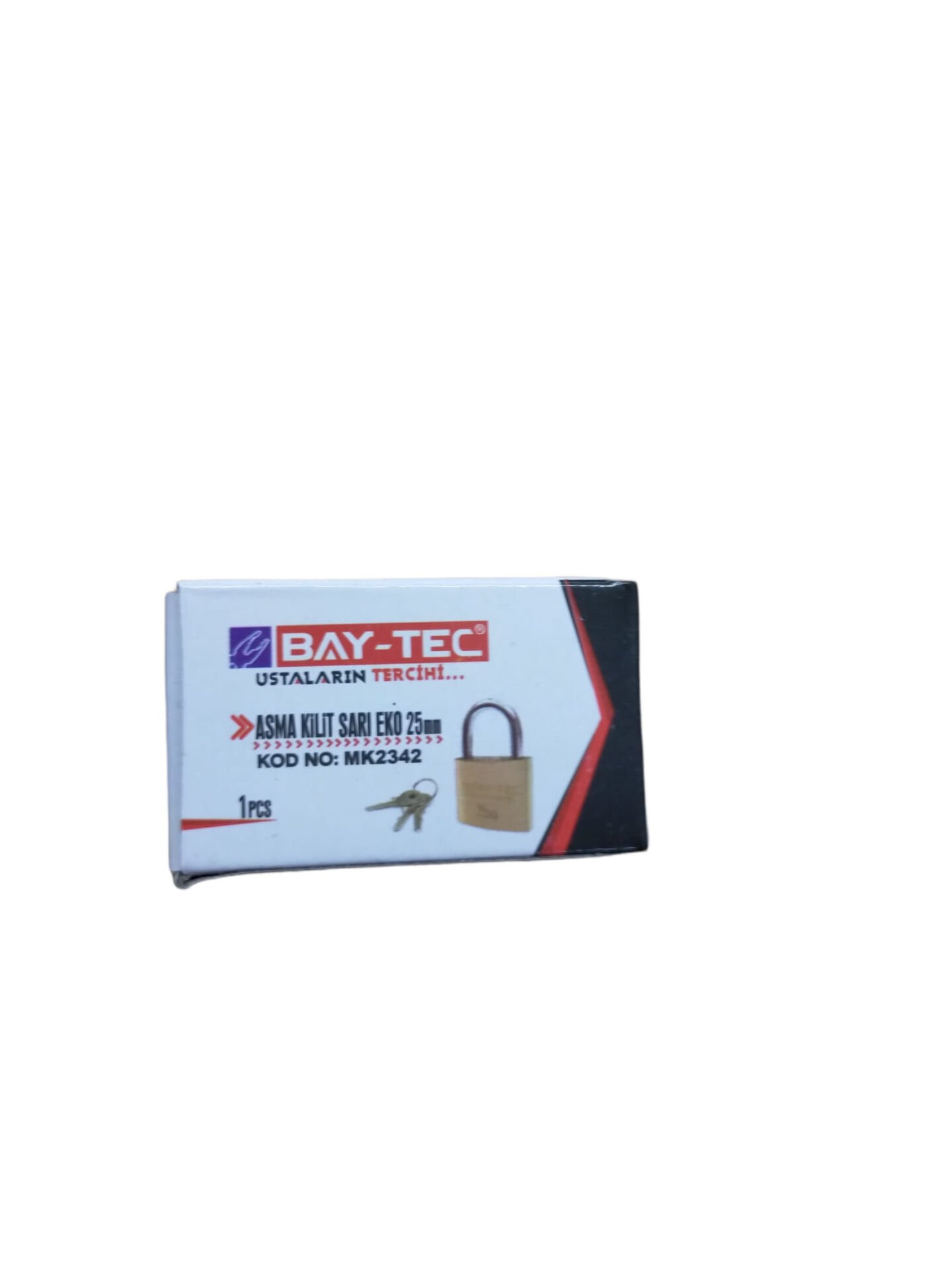 Mk2342   Bay-Tec Sarı Asma Kilit 25Mm - Eko