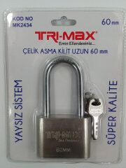 Mk2434   Trı-Max Çelik Asma Kilit 60Mm