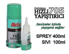 GA065   Akfix 705 Hızlı Yapıştırıcı 400ml+100gr