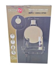 Dc-5596   Decorev Metal Raflı Askılı Ayna