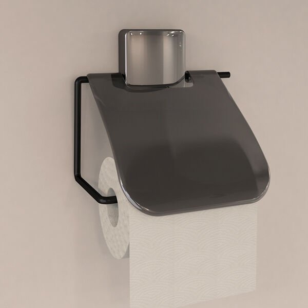 Dc-4775   Decorev Metal Wc Kağıtlık - Kapaklı