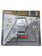 Dc-4778   Decorev Metal Üçgen Havluluk