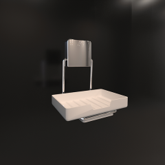 Dc-4784   Decorev Krom Plastik Sabunluk
