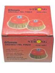 0057   Strong Saçaklı Tel Fırça 65mm