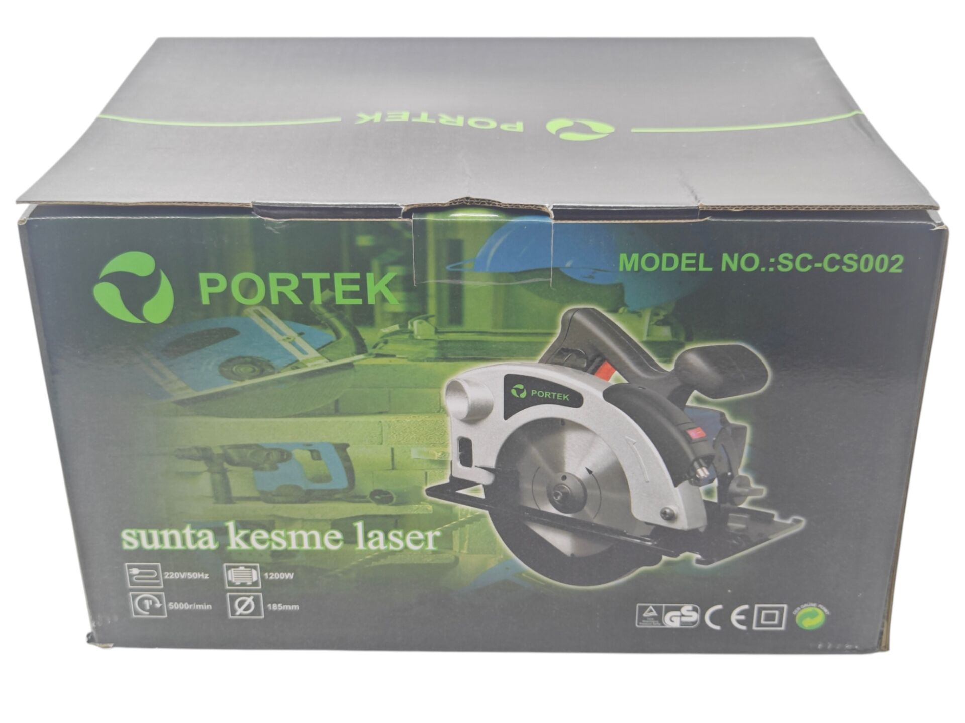 SC-CS002   Portek Lazerli Sunta Kesme 185mm 1200W