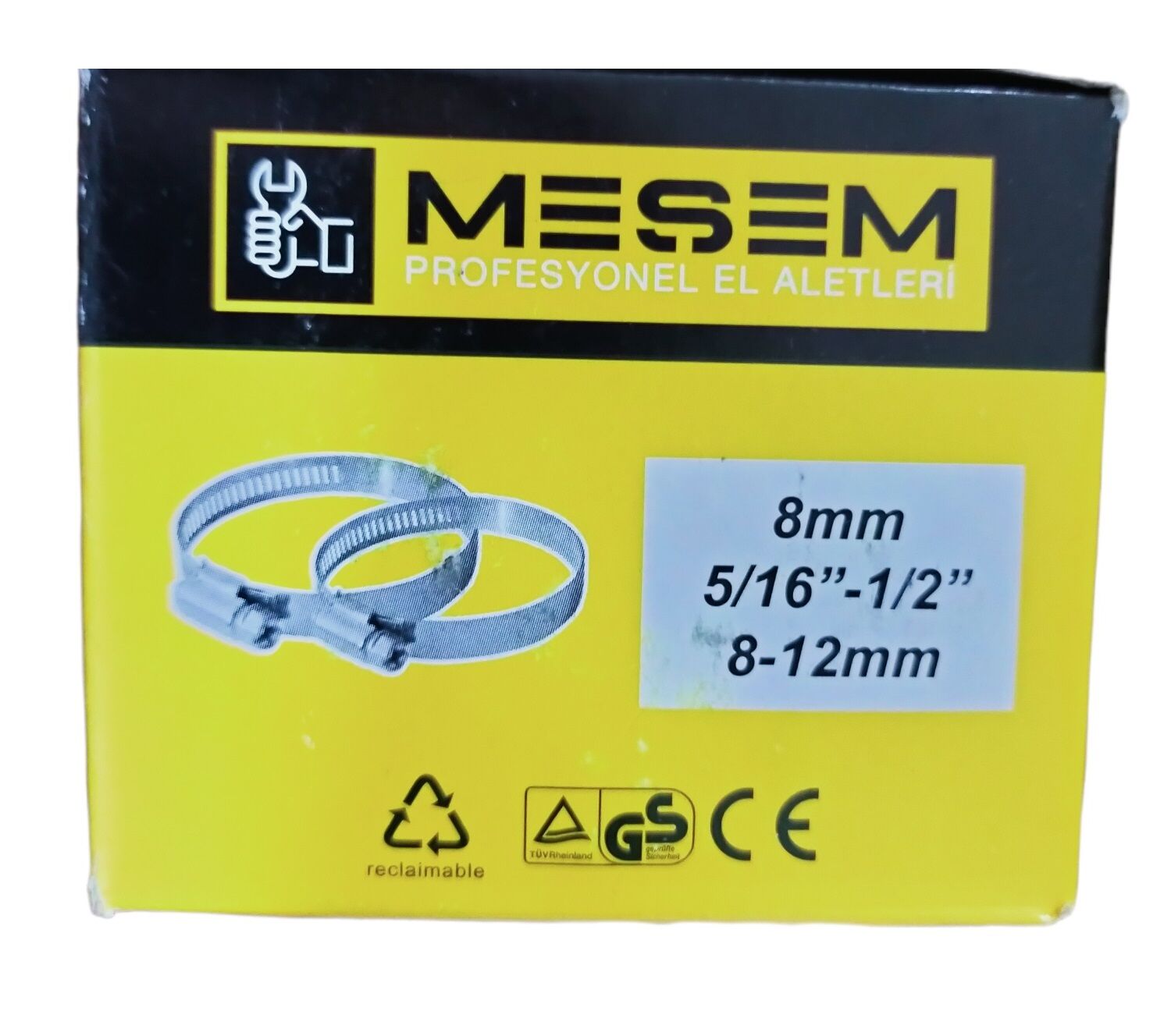 M-4542   Meşem Metal Kelepçe 50li 8mm 13-19