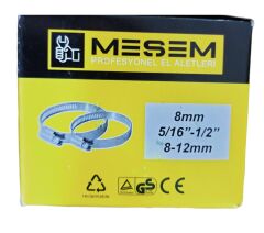 M-4542   Meşem Metal Kelepçe 50li 8mm 13-19