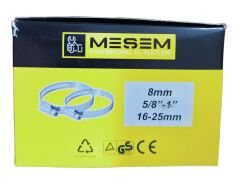 M-4543   Meşem Metal Kelepçe 50Li 8Mm 16-25