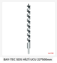 Mu1740   Bay-Tec Sds Hilti Ucu 22*500Mm (Ahşap)