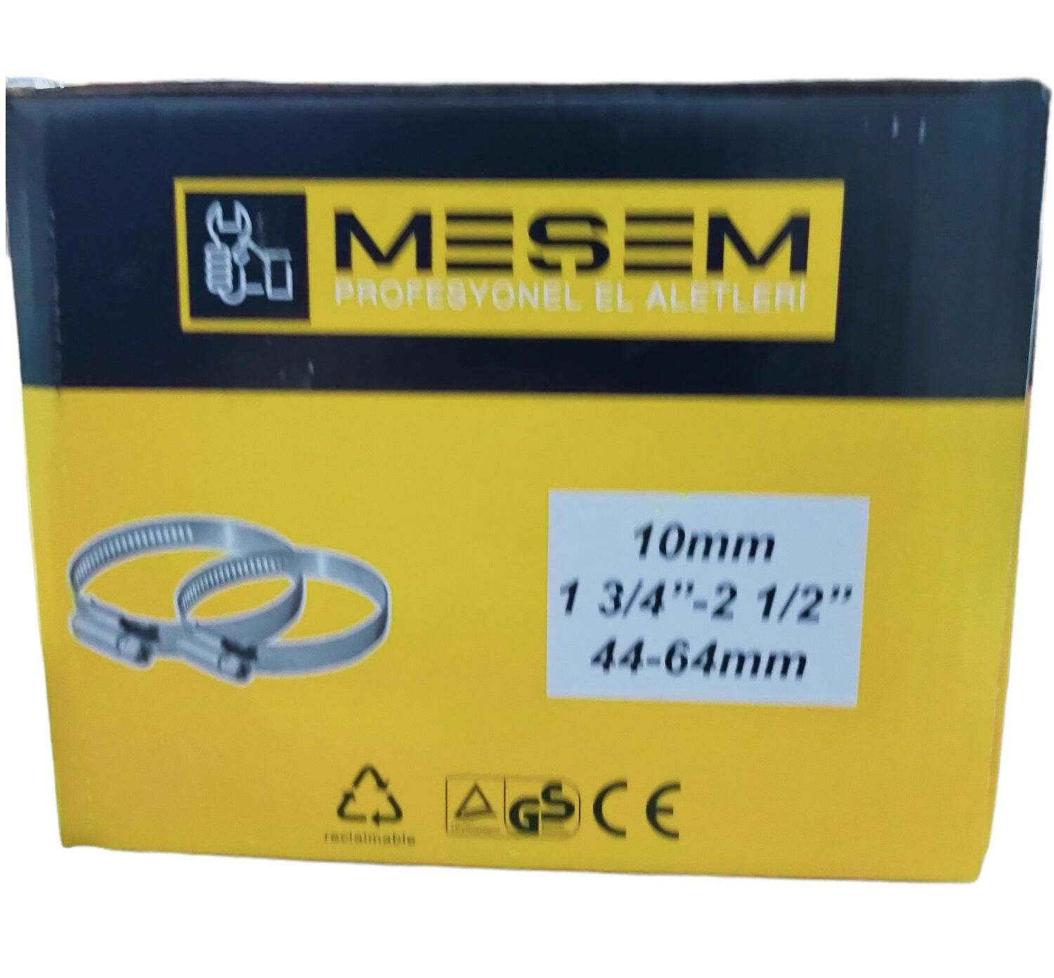 M-4550   Meşem Metal Kelepçe 50Li 10Mm 44-64