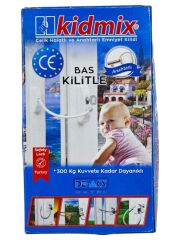 2512   Kidmix Ayarlı Pencere Kilidi - Beyaz