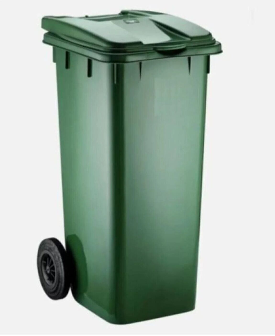 CK 3002   Tekerli Çöp Konteyneri 120lt - Yeşil