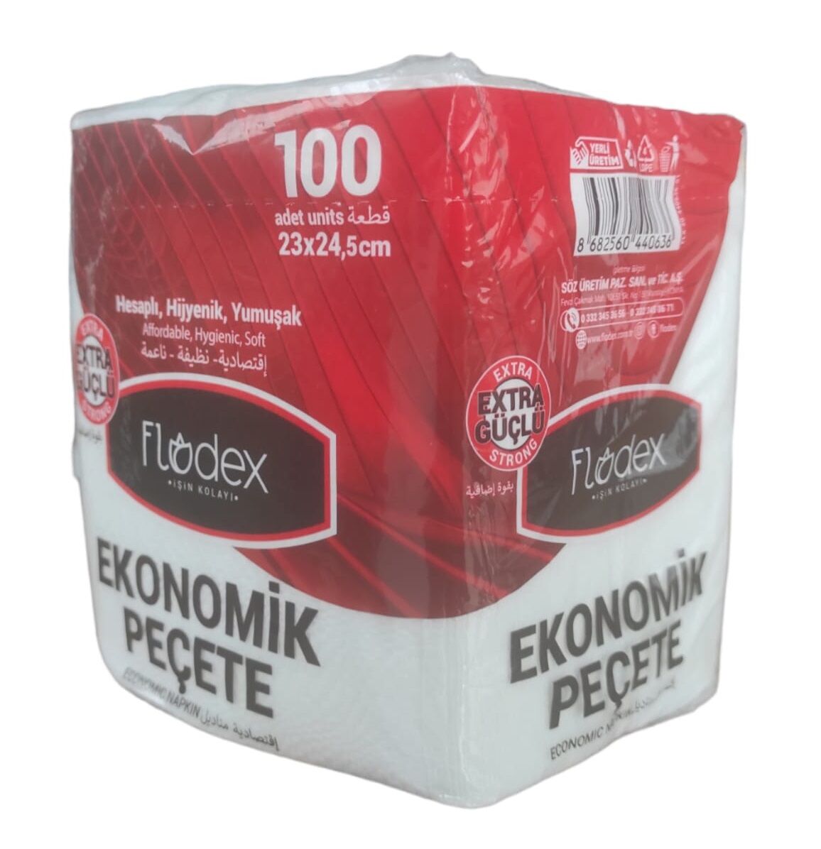 440636   Flodex Ekonomik Peçete 100Lü