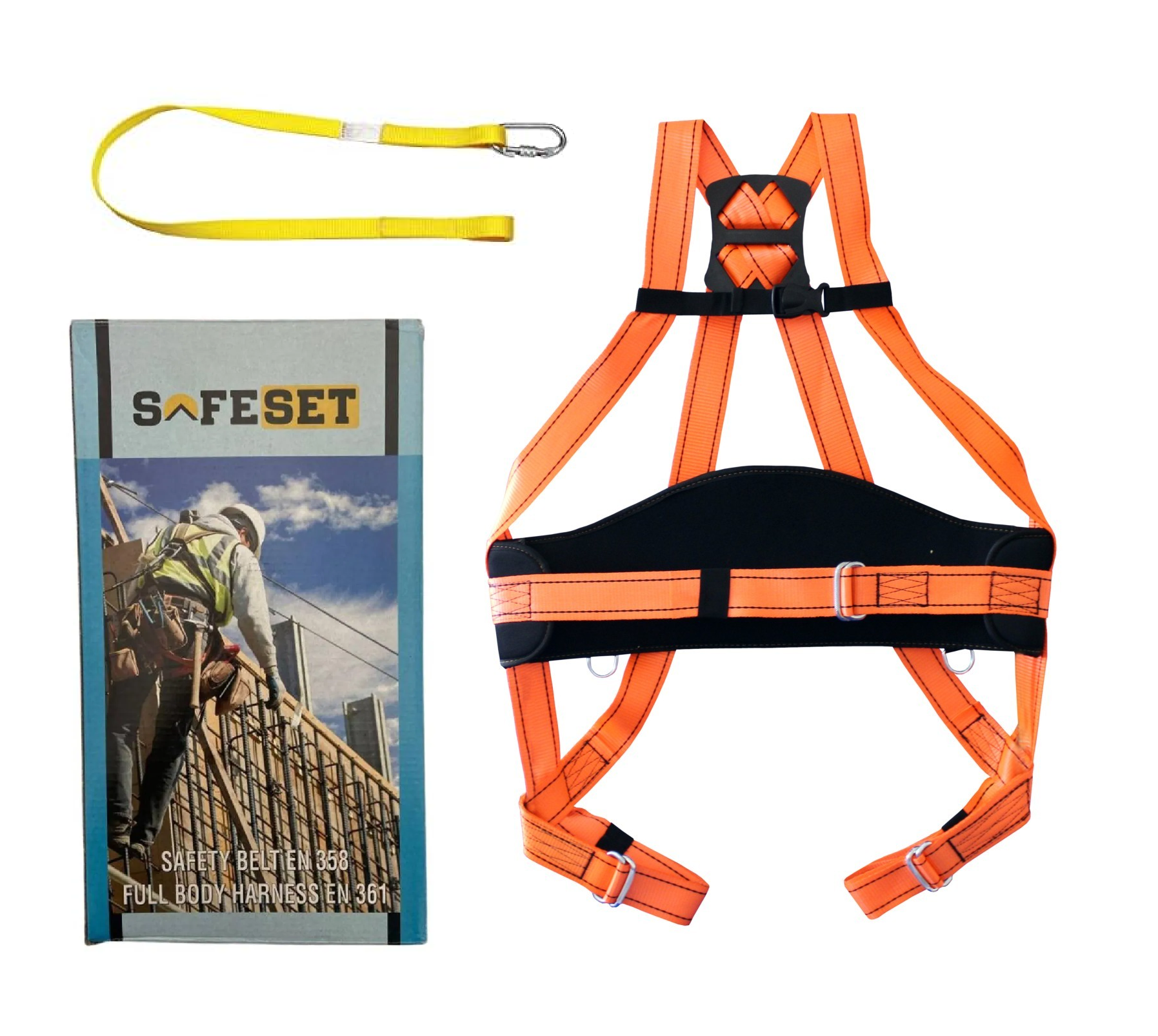 Sfp-1   Safeset Emniyet Kemeri - Paraşüt Tipi - Bel Destekli