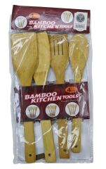 164   Real Şahin Bambu Kaşık Set 4Lü