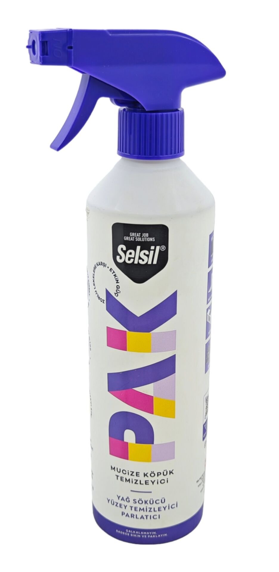 SPS0001   Selsil Pak Mucize Köpük Temizleyici Sprey 500ml