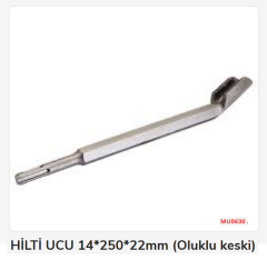 Mu0630   Bay-Tec Sds Hilti Ucu 14*250*22Mm (Oluklu Keski)