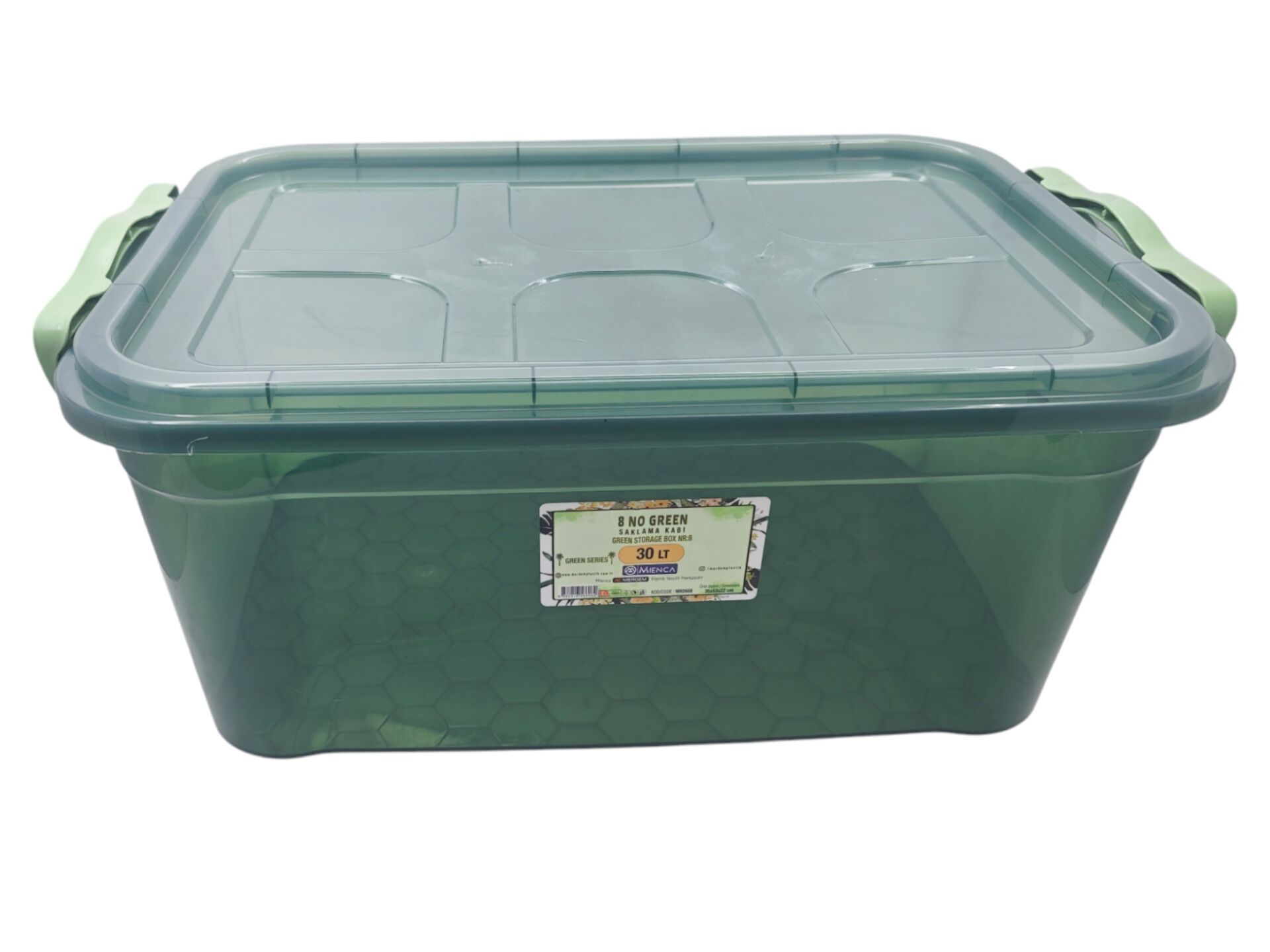MRD608   Merdem Mienca 8 No Green Kiler Saklama Kabı 30lt