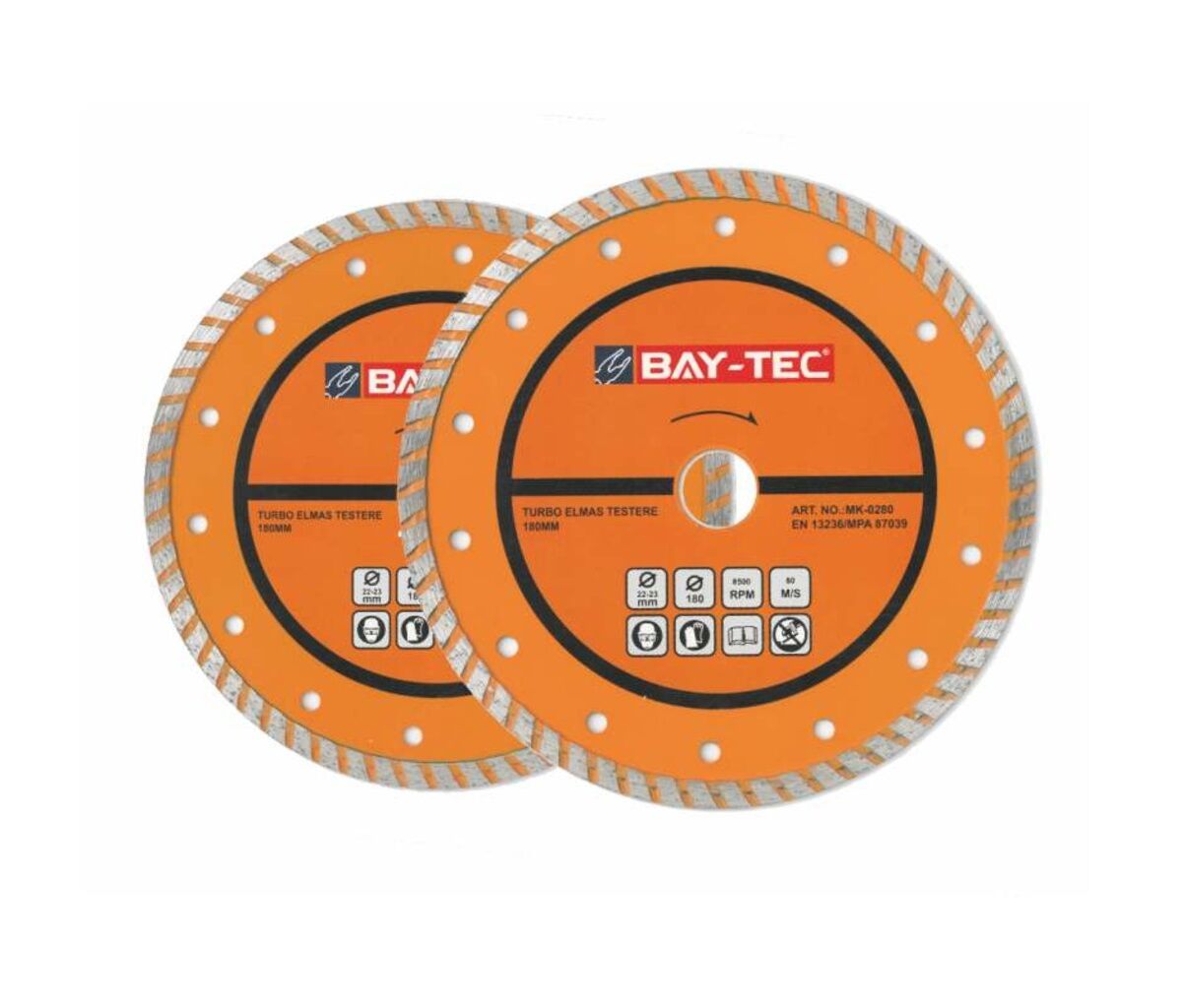 Mk0280   Bay-Tec Turbo Elmas Testere 180Mm