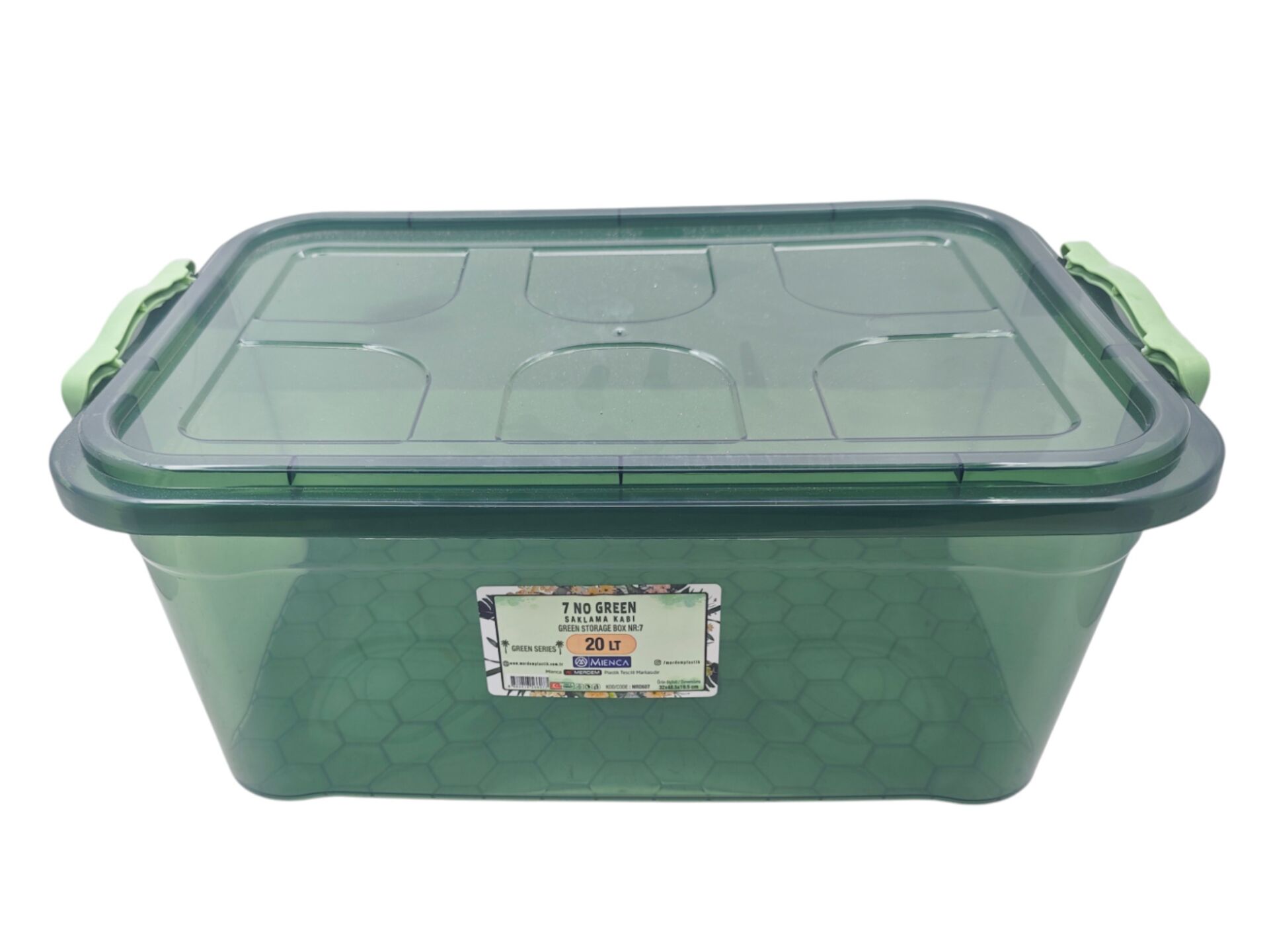 MRD607   Merdem Mienca 7 No Green Kiler Saklama Kabı 20lt