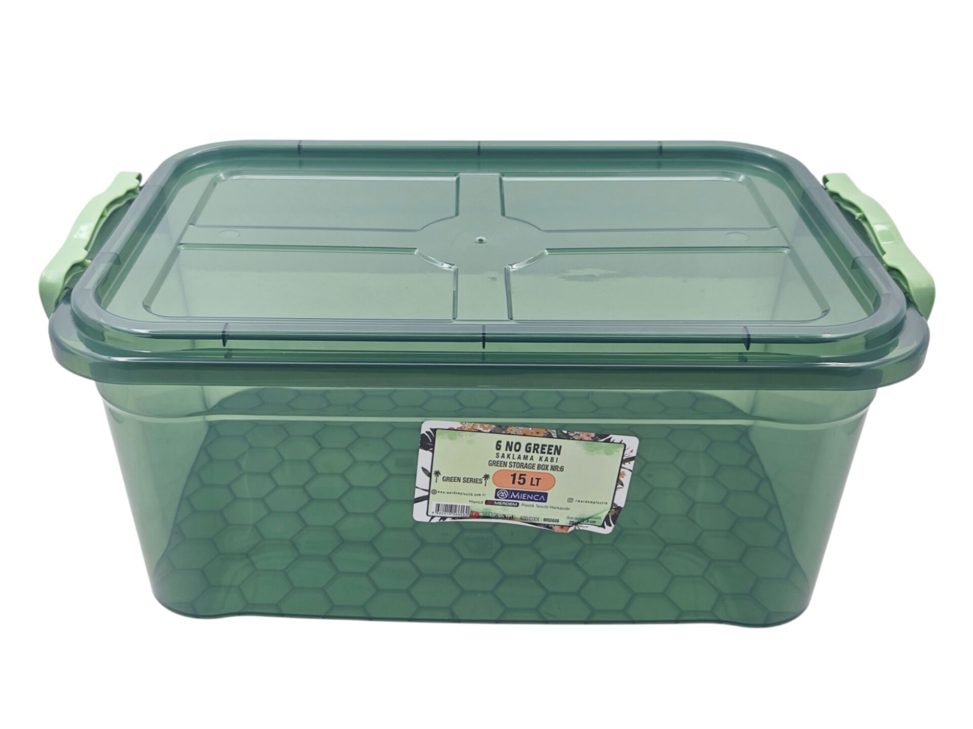 MRD606   Merdem Mienca 6 No Green Kiler Saklama Kabı 15lt