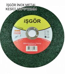 08   İşgör İnox Metal Kesici 180*3*22Mm