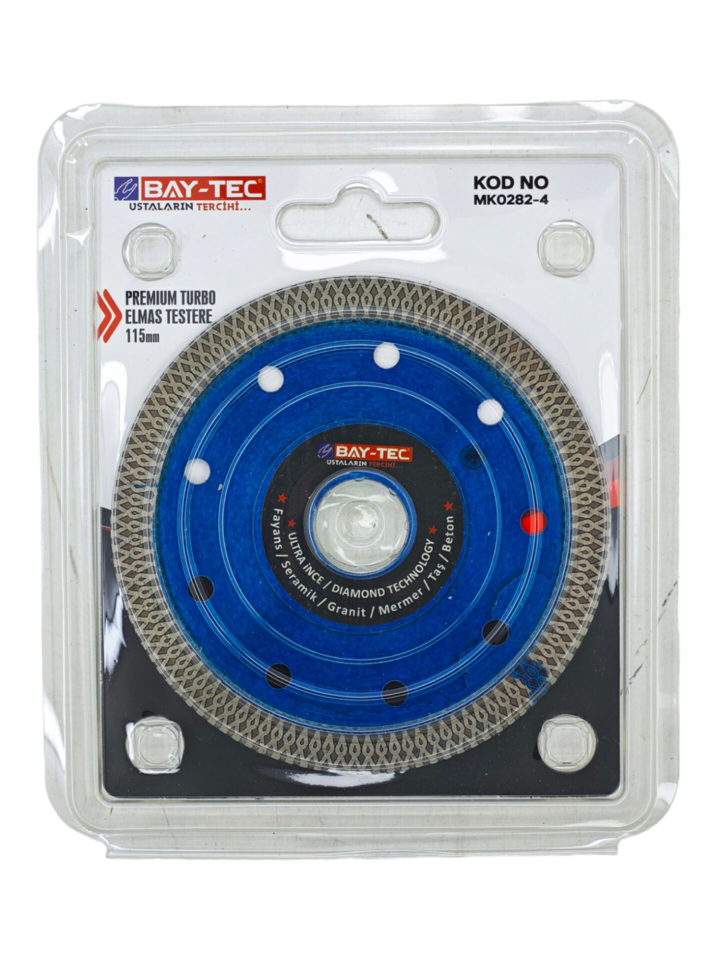 Mk0282-4   Bay-Tec Premium Elmas Testere 115Mm