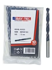 MU1020   Bay-Tec Hss Matkap Ucu 7.5mm (Siyah-Beyaz)