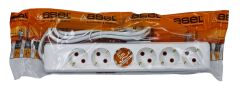 ASL-4194   Asel Ara Kablo Grup Priz 6Lı 2M