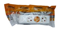ASL-4001   Asel Ara Kablo Grup Priz 3Lü 2M