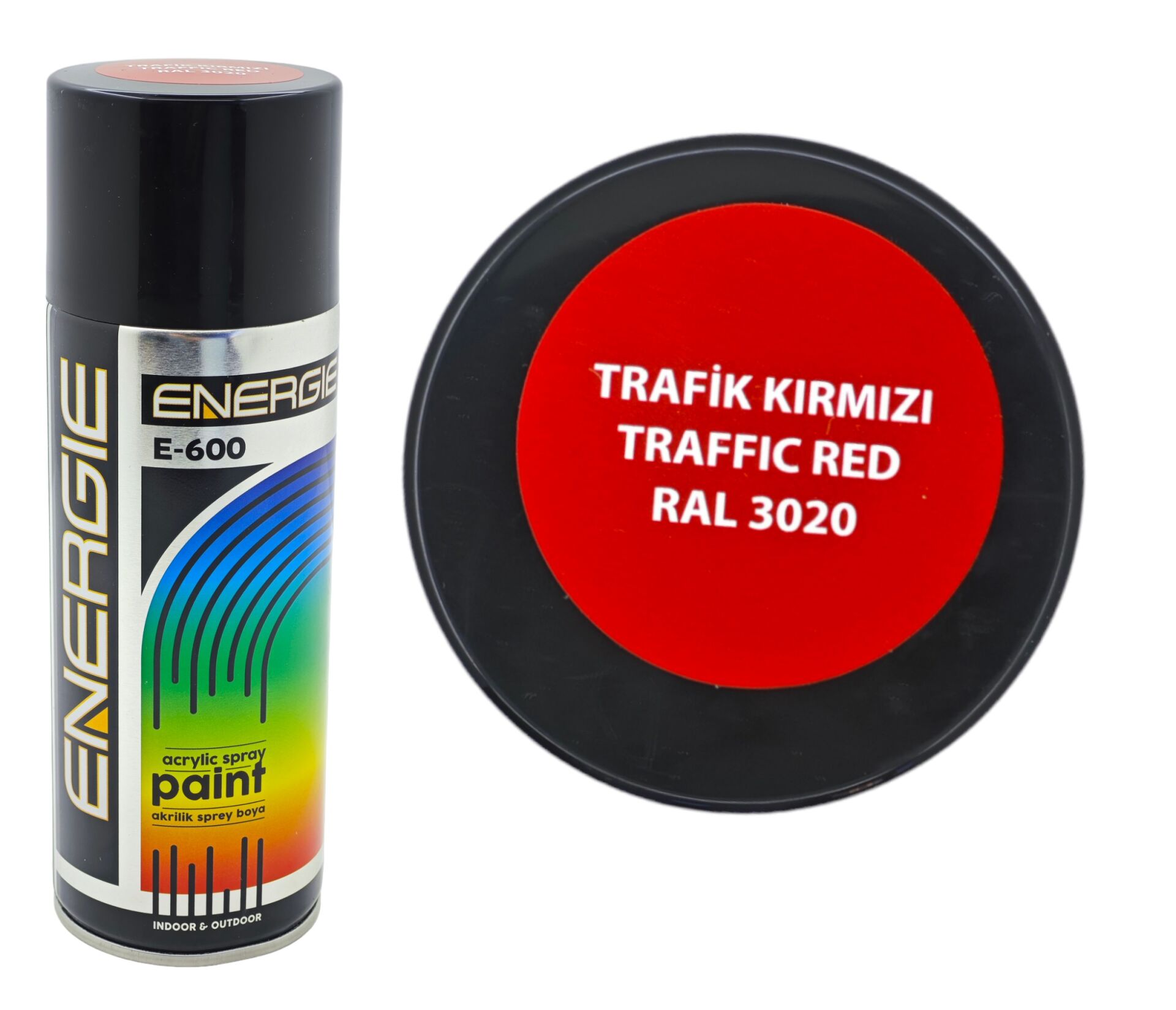 Ral 3020   Energıe E-600 Sprey Boya 400Ml - Trafik Kırmızı