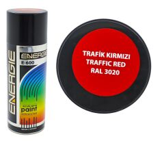 Ral 3020   Energıe E-600 Sprey Boya 400Ml - Trafik Kırmızı