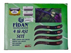 00846   Fidan Plastik Sap Aşı Seti 4Lü