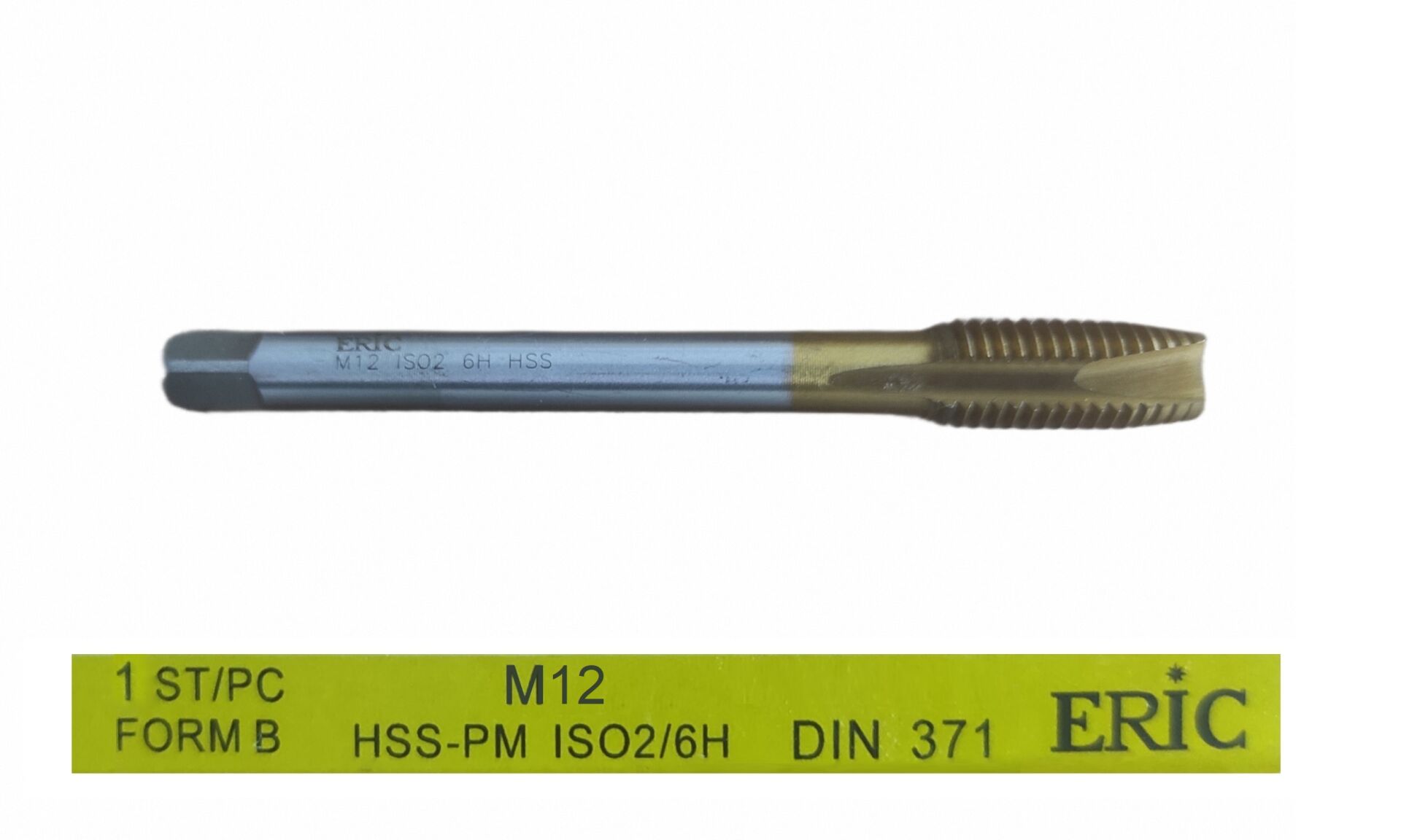 T371B12T   Eric Dın 376 Hss Makine Kılavuzu M12 - Düz