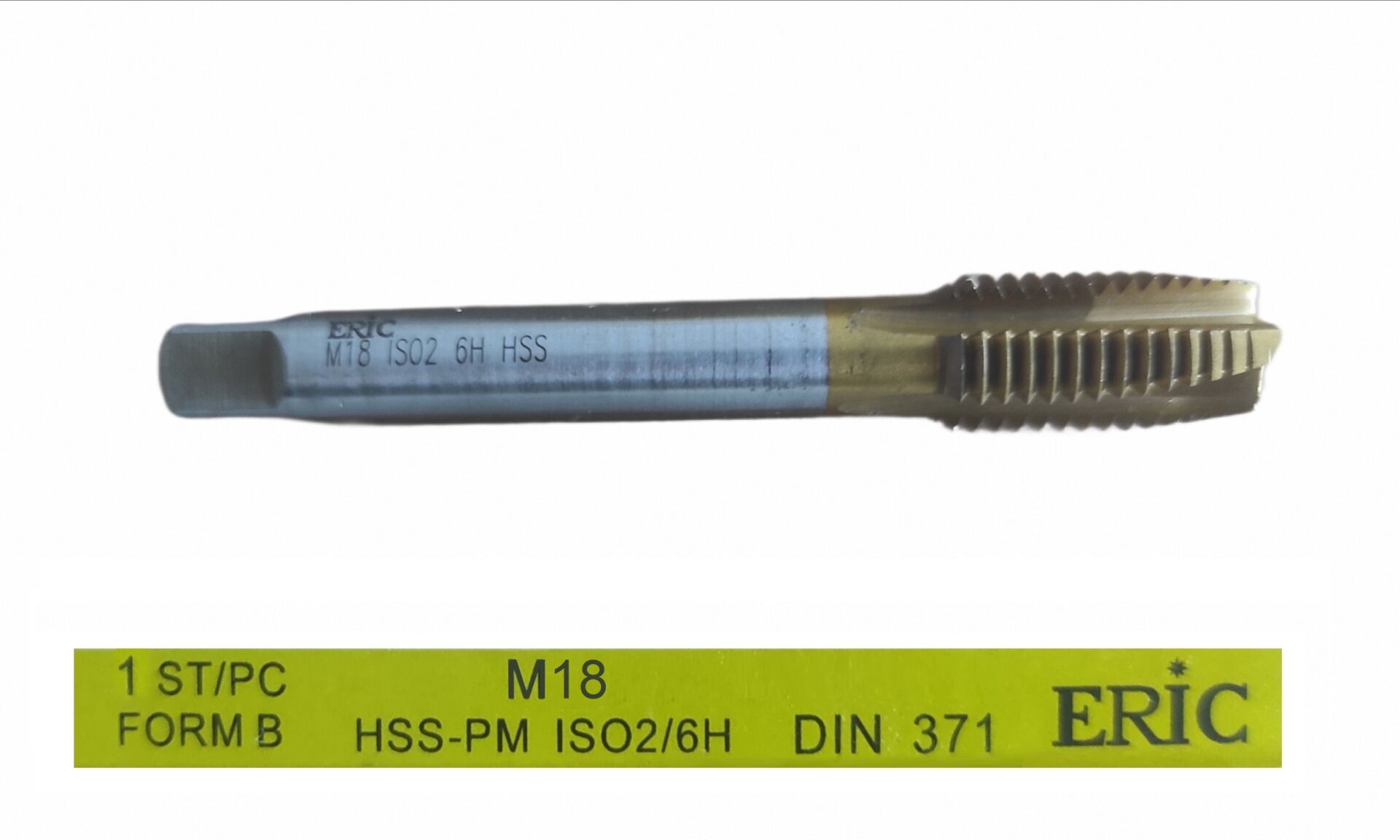 T371B18T   Eric Dın 376 Hss Makine Kılavuzu M18 - Düz