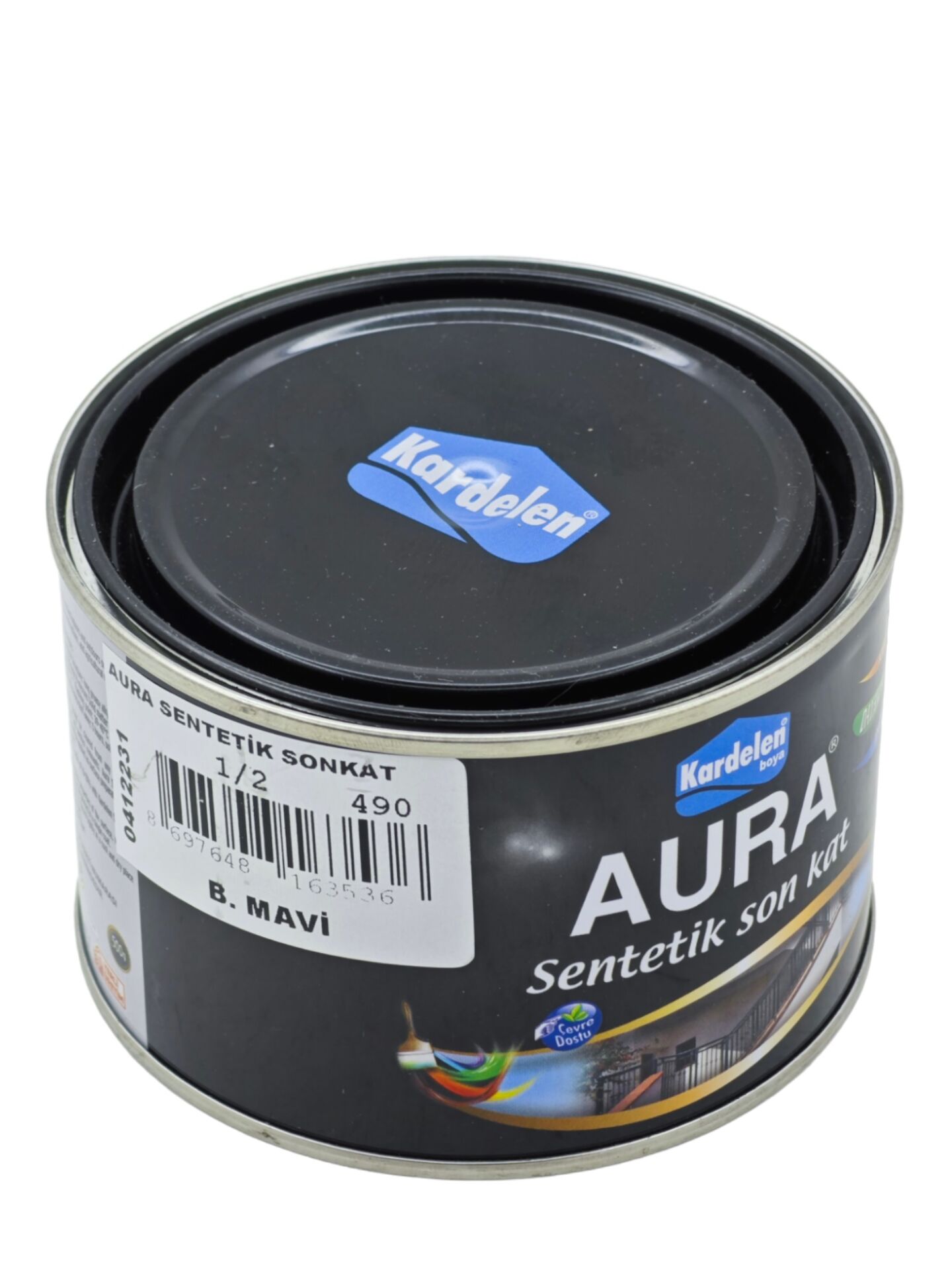 6353   Kardelen Aura Sentetik Sonkat Boya 500Gr - B. Mavi