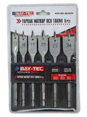 MU1579   Bay-Tec Yaprak Matkap Ucu Takımı 6Prç