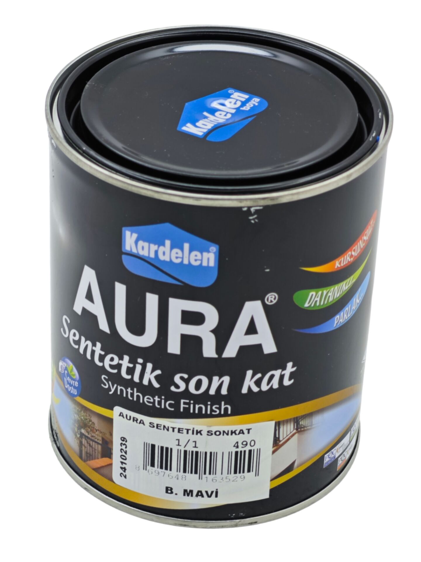 6352   Kardelen Aura Sentetik Sonkat Boya 1Kg - B. Mavi