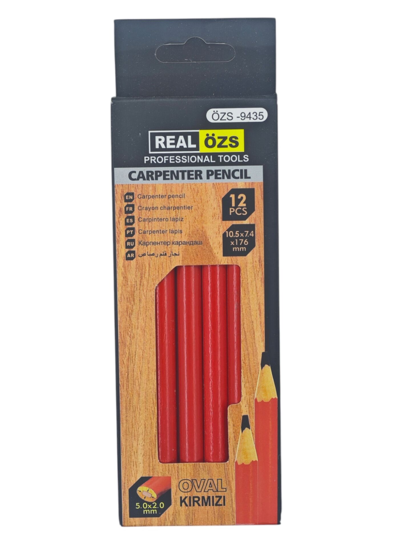 ÖZS-9435   Real Özs Usta Kalemi (Kırmızı)