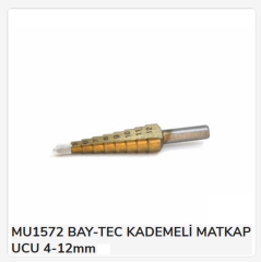 Mu1572   Bay-Tec Kademeli Matkap Ucu 4-12Mm