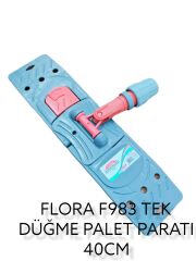 Ft983   Flora Tek Düğme Nemli Mop Aparat 40Cm