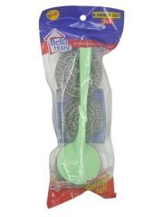 K-7392   Bella Haouse Saplı Bulaşık Teli - 2 Yedekli