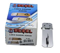 BA11030K   Beşel Lüks Sandık Askısı 75*30 No:30 - Krom