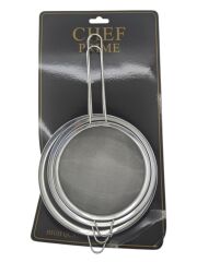 ENF-361A   Chef Prime 3lü Metal Süzgeç 16-18-20cm - Saplı