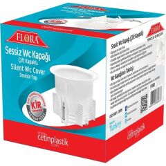 F068   Flora Sessiz Wc Kapağı Kutulu - Çift Kapak